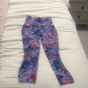 Lululemon Ladies Colorful Patterned Leggings